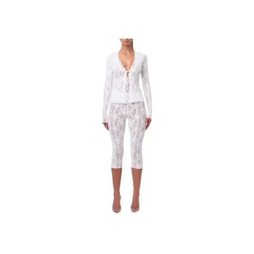 NAKED WARDROBE Белые Женские Повседневные шорты
