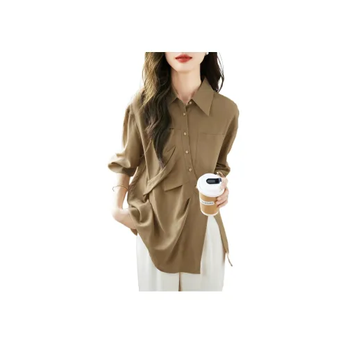 Mo Han Yi Mei Рубашка Женская Хаки