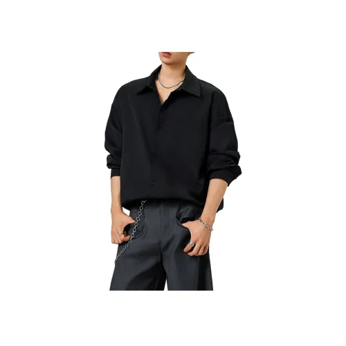 GANGZAI Длинный рукав рубашка унисекс