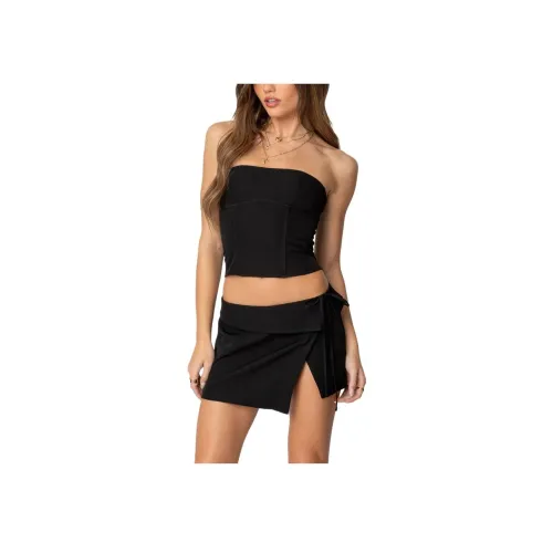 Edikted Selena Кружево Вверх КОРСЕТ Без бретелей Топ Женские