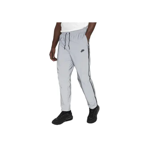 nike Ткани вязаные FW24 Повседневные брюки Мужской Отражающий серебристый