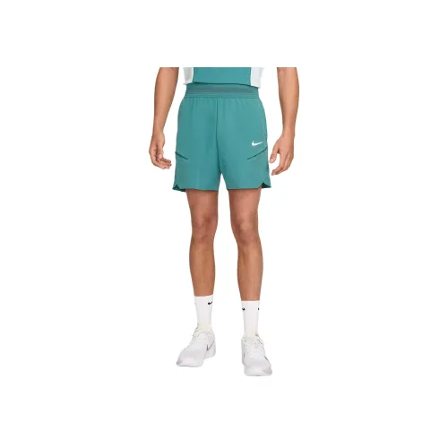 Nike Court SlamDri Cut Повседневные шорты Мужские Минеральный Синий Зеленый High PRESSURE Белый