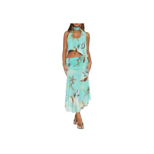 WHITE FOX Mirage Повседневная длинная юбка для женщин