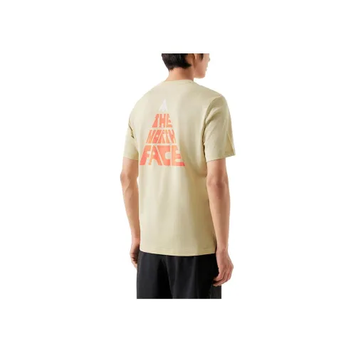 The North Face T-Shirt Мужской Гравийно-песочный