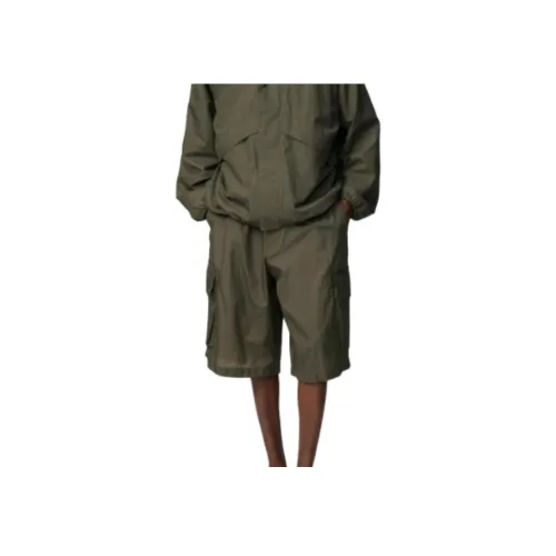 UNIQLO C Collection Оливковые Мужские Карго Шорты