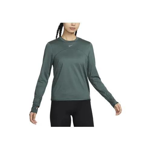 Nike Dri Fit Swift Элемент UV T Рубашка Женские Винтажный зеленый