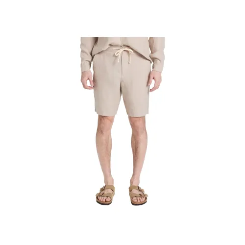 VINCE Light Beige Men's Casual Shorts VINCE Светло-бежевые мужские повседневные шорты