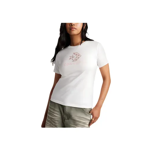 Конверс Белые Женские Футболки