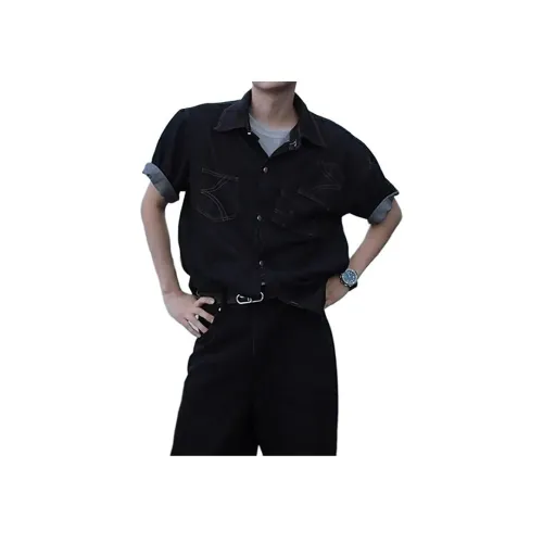 PVPVPV Черный Унисекс Джинсовые куртки