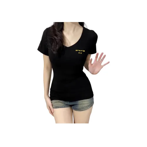 Puppytown Черные Женские Футболки