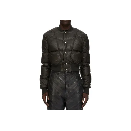 RICK OWENS совместный бренд RO FW24 Пуховик Мужской Лесной зеленый