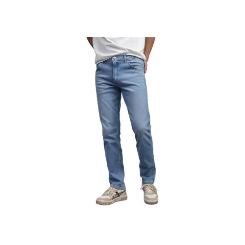 WRANGLER Светлый Промытый Мужской Джинсы