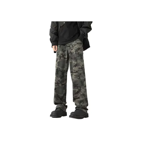 M JEANS STUDIOS 7 Камуфляж Унисекс Джинсы