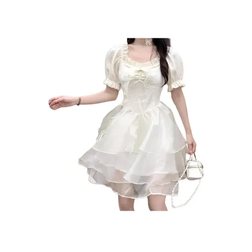 OMOIDAS Короткий рукав Платье Женское