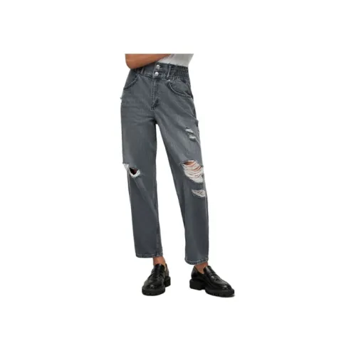 ALLSAINTS Серые Женские Джинсы