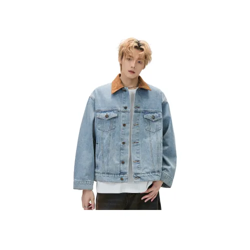 ALL IN Синий Мужской Джинсовые Куртки