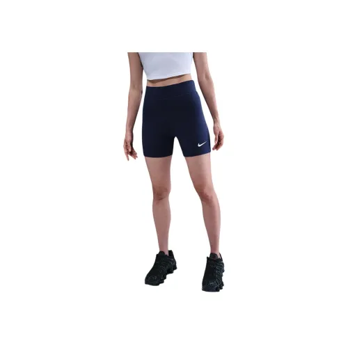 Nike Clothing Морские Синий Женские Спортивные Шорты