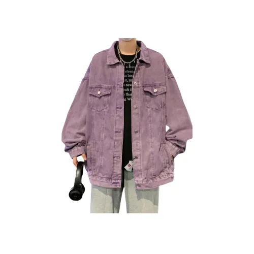 Bejirog Фиолетовый Мужской Джинсовые Куртки