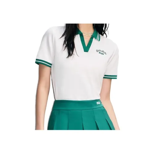 FILA Облачный белый Женские Поло