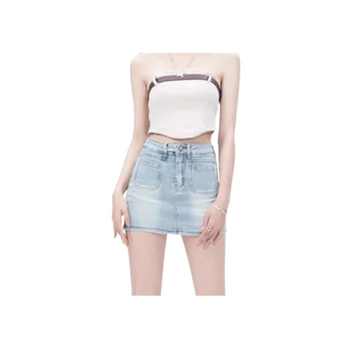 ACHIEVE ACHV Джинсовые короткие юбки Женские