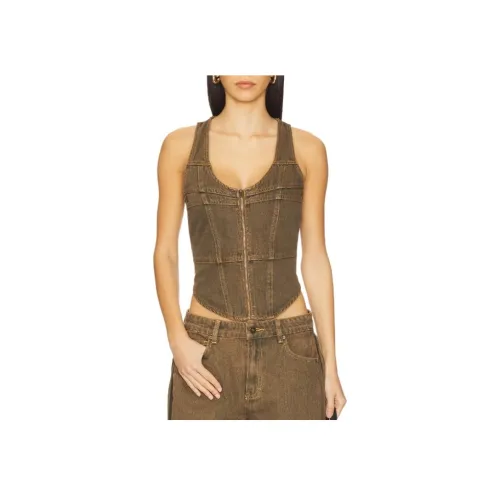 Lioness Темно-зеленые Женские Майки