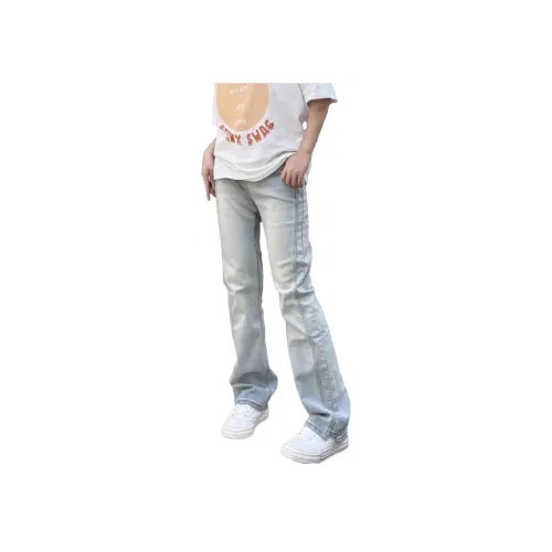 LUCKY BRAND Джинсы Унисекс Выстиранный Белый