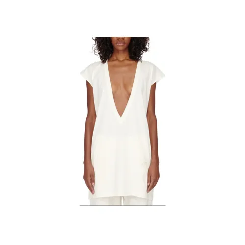 RICK OWENS Champion Co Branded Edition Белый Женские Трикотаж