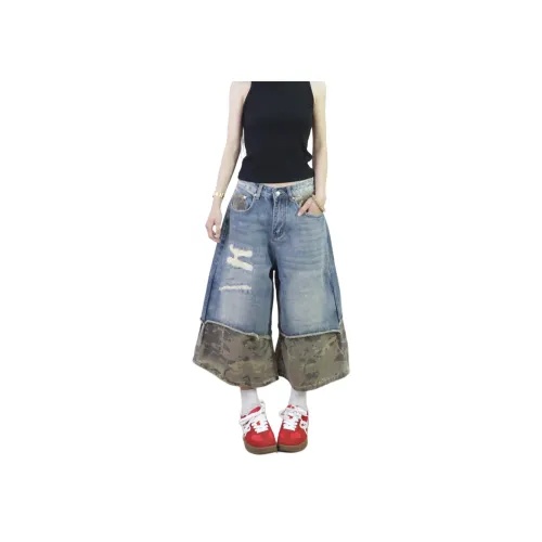 ZXBY Blue Women's Jeans ZXBY Синий Женские Джинсы