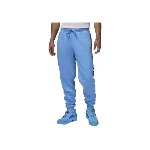 Джордан Вязаные Тренировочные Штаны Мужские Синие
