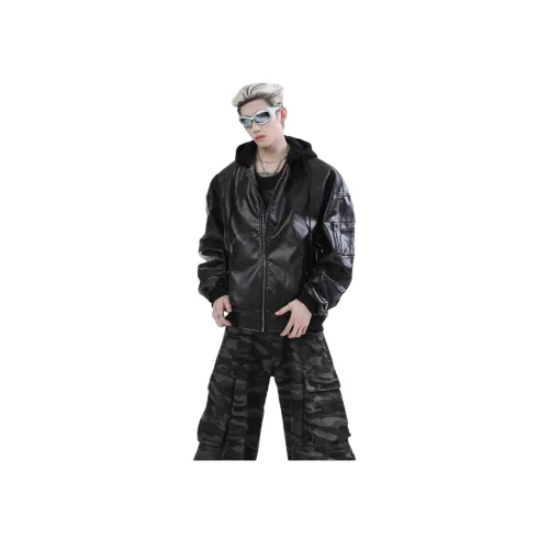 JIMI JONS Кожа Куртка Пальто Унисекс