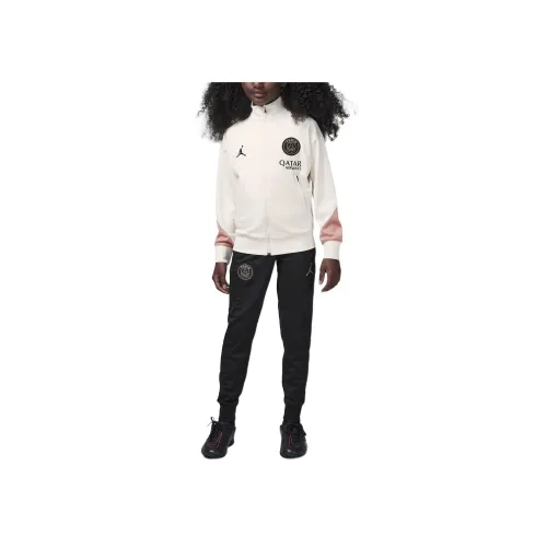 Джордан Повседневная спортивная одежда Paris Saint Germain PSG Jordan Dri Fit Светло-слоновая кость Ржаво-розовый Черный Подростки