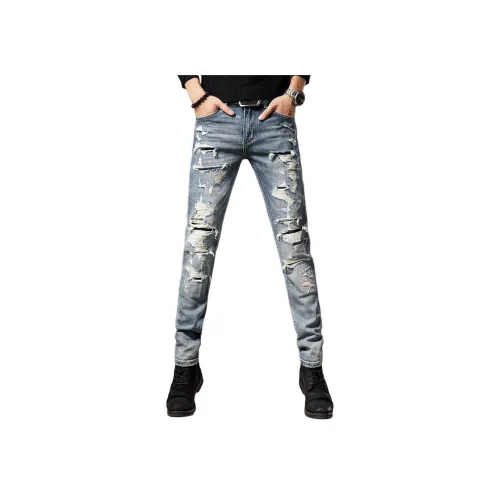 VUAS Синий Мужской Джинсы