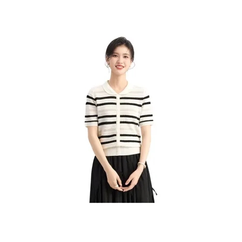 JINJU Белый Женские Трикотаж