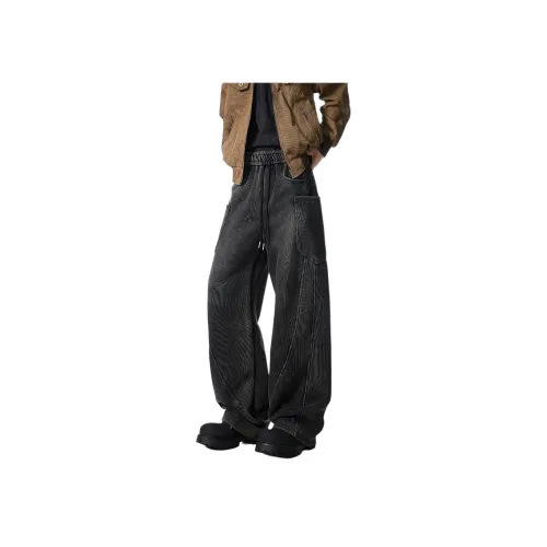 SINKACME Черные Унисекс Повседневные Штаны