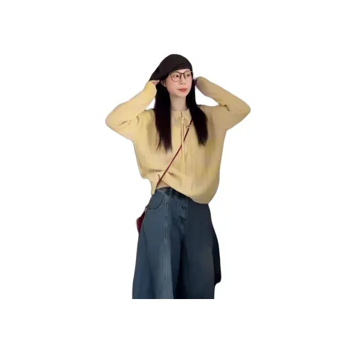 BONAS Женский Трикотаж Желтый