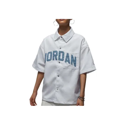 Jordan Apparel Белые Женские Рубашки