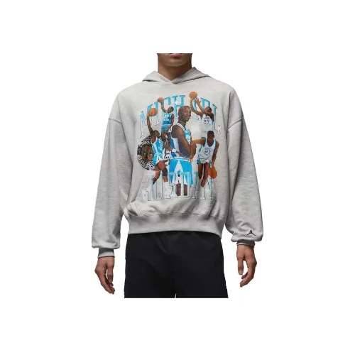 Джордан FlightOVERSIZED Толстовка Мужская Темно-Серый Черный