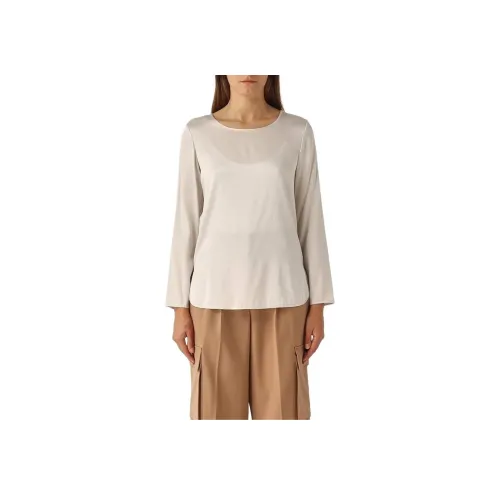 MaxMara Рубашка Женская Жемчужно-Белая