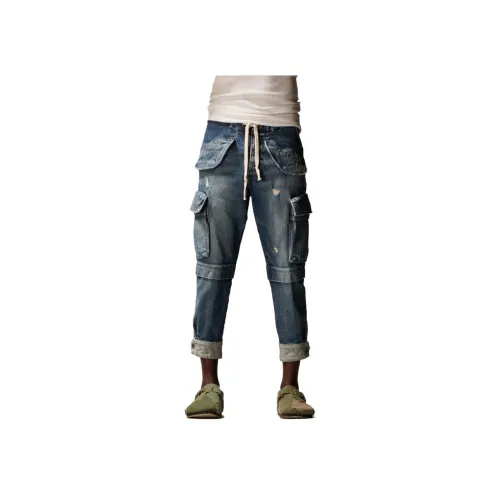 GREG LAUREN Blue Men's Jeans  
GREG LAUREN Синий Мужской Джинсы