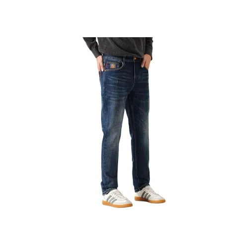 ZENGZHI Джинсы Облегающий крой Прямой крой Унисекс