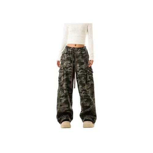 BEAR UNION Камуфляж Женские Брюки Карго