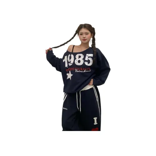 ZCDECO Темно-синие женские свитшоты