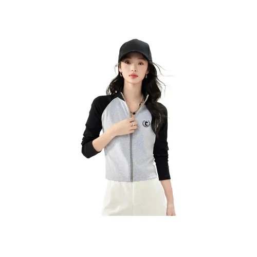 CHOCOOLATE Реглан рукав T-рубашка Женская Серый