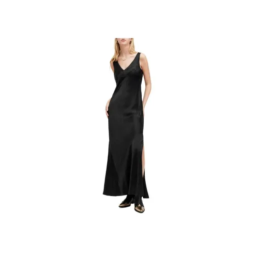 ALLSAINTS Черные Женские Платья без рукавов