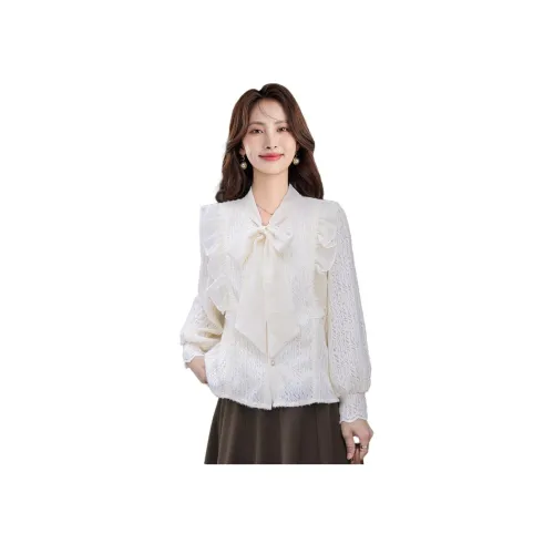 Love Elaine Рубашка Женская Абрикос