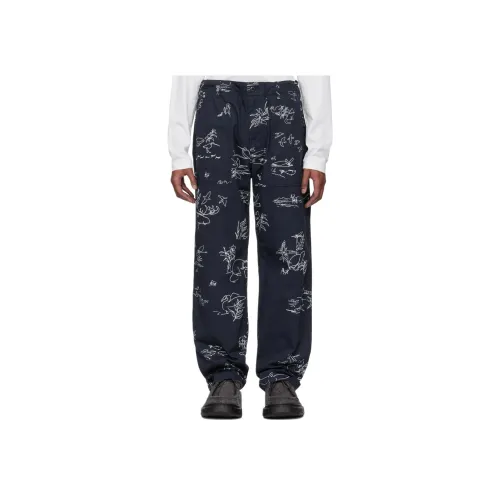 Engineered Garments Collaboration Морские Синий Мужские Повседневные Штаны