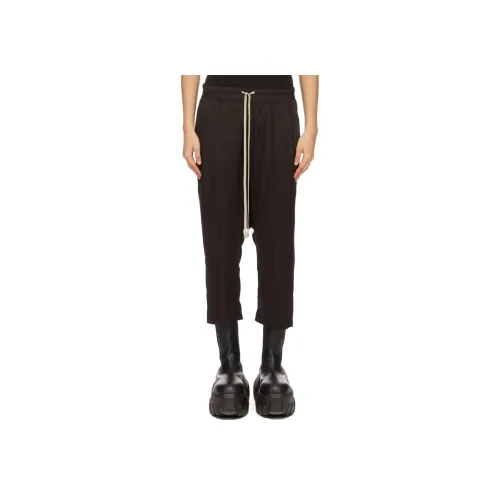 RICK OWENS Черные Женские Повседневные Брюки