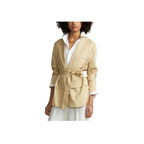 Polo Ralph Lauren SS24 Бизнес Костюм Куртка Женская CAMEL