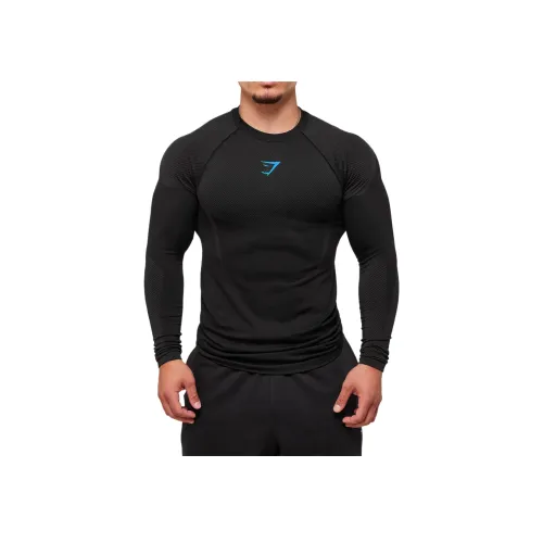 GYMSHARK Черные Мужские T-рубашки