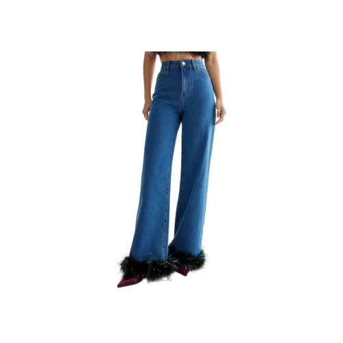 NASTY GAL Синие Женские Джинсы